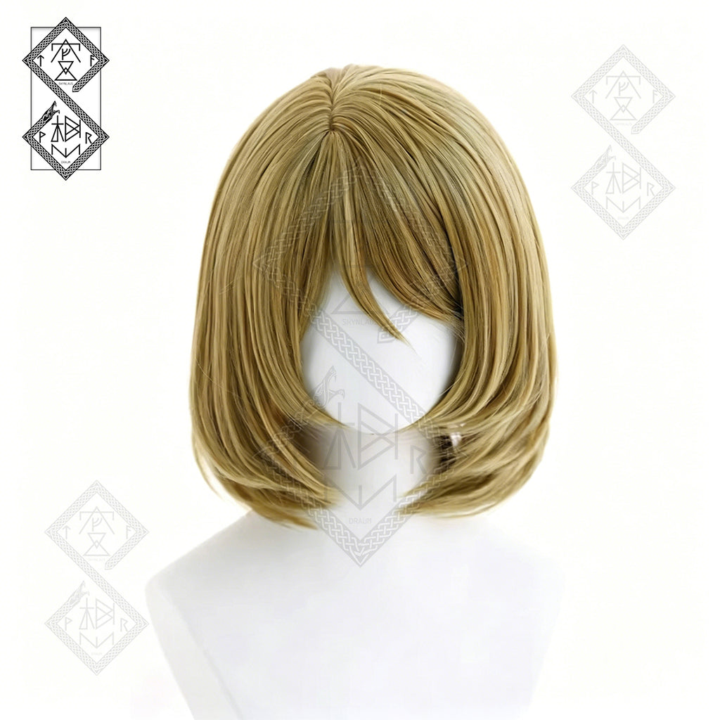 Love Live! Hanayo Koizumi Cosplay Wig Short Green Anime Wig Heat Resistant Halloween Costume Wig