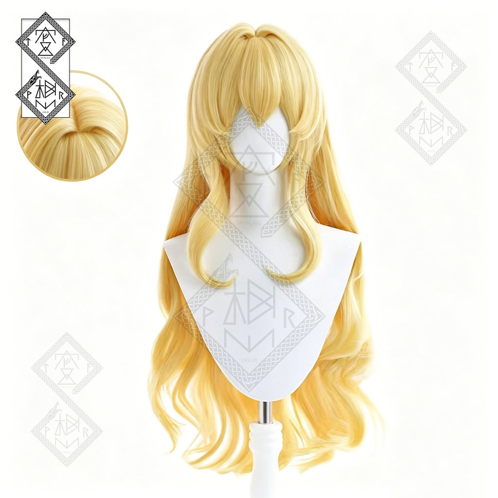 Aikatsu! Ichigo Hoshimiya Cosplay Wig – Voluminous Natural Looking Anime Twin Tail Pink Wig with Crimped Texture for Women Costume