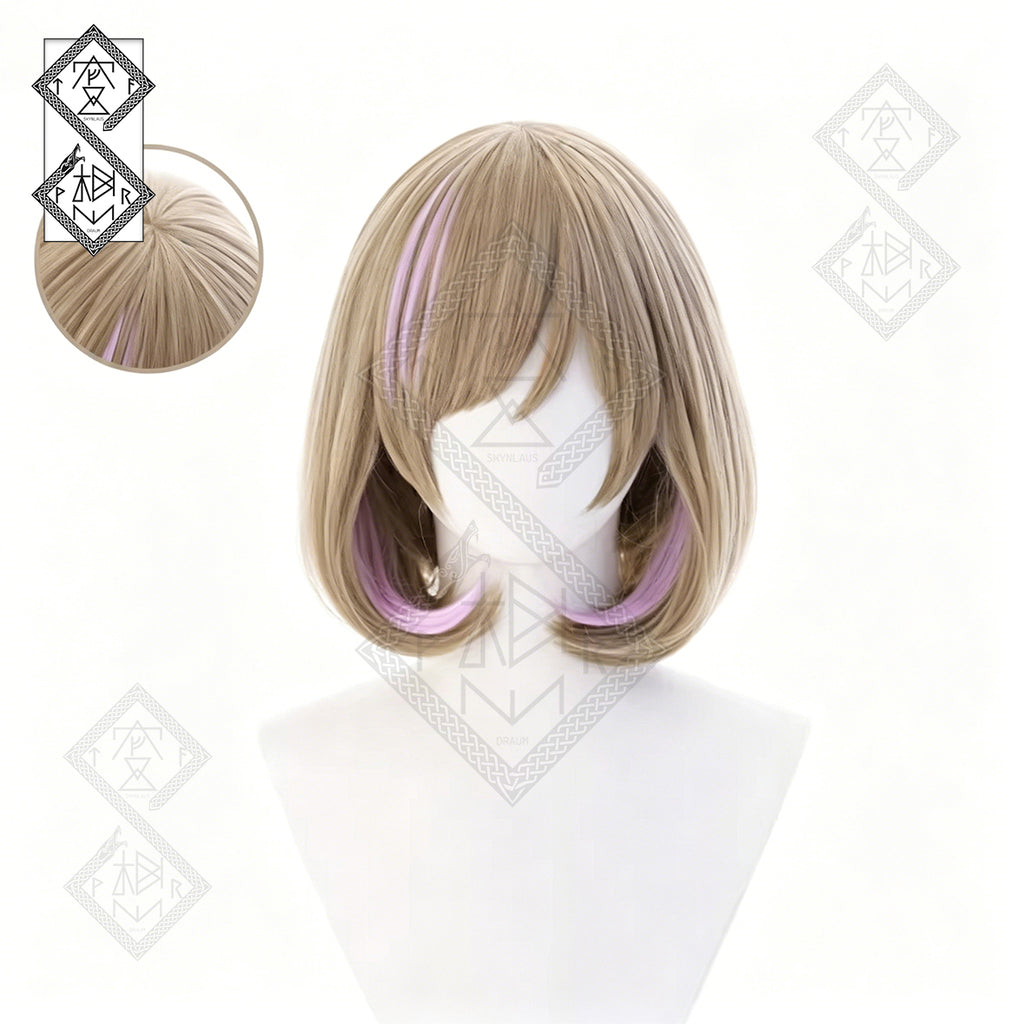 Love Live Superstar Liella Tang Keke Cosplay Wig Light Brown Long Anime Costume Wig Heat Resistant Synthetic Hair