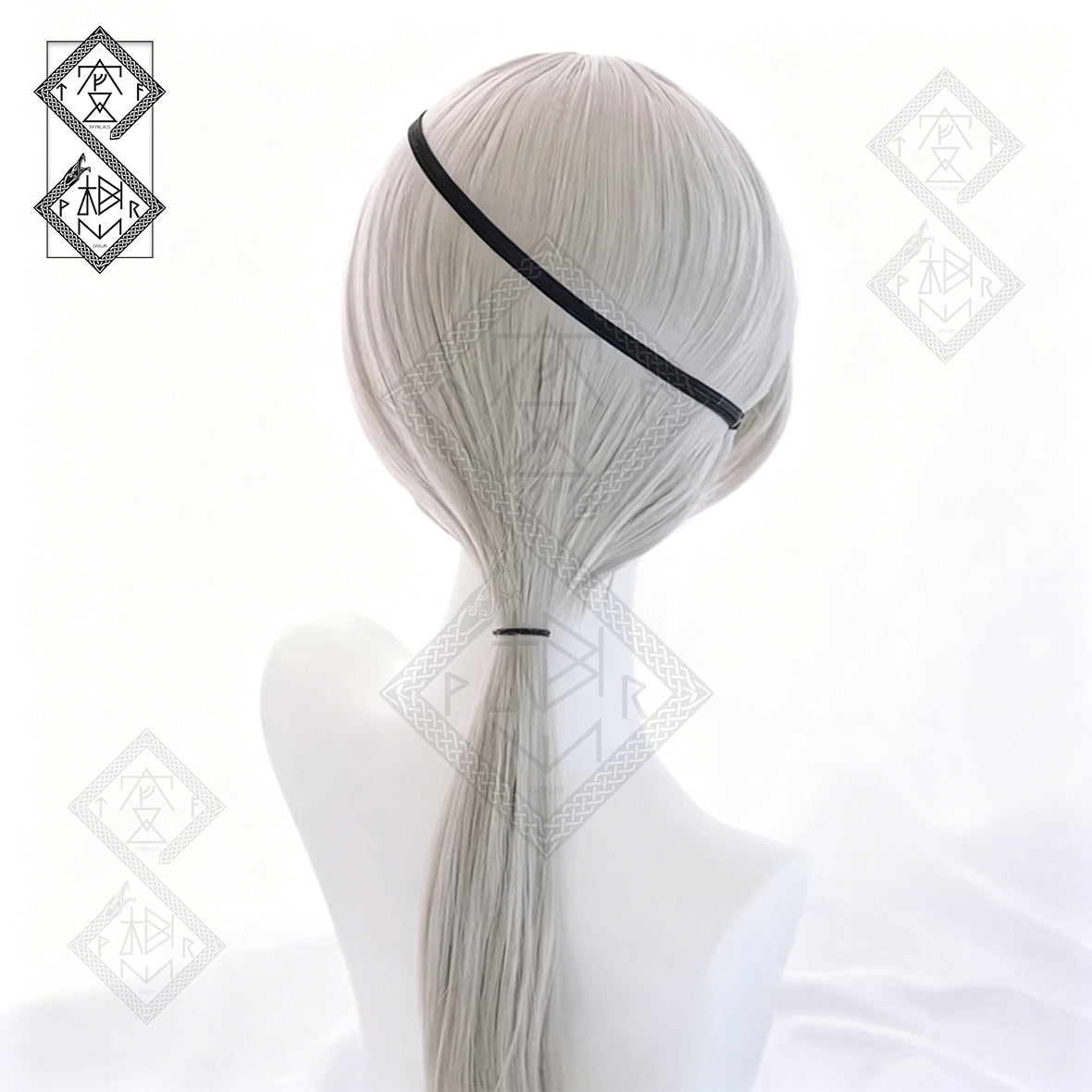Chainsaw Man Quanxi Cosplay Wig Heat Resistant Synthetic Anime Wig Pre-Styled Realistic Costume Hair for Women Halloween Party