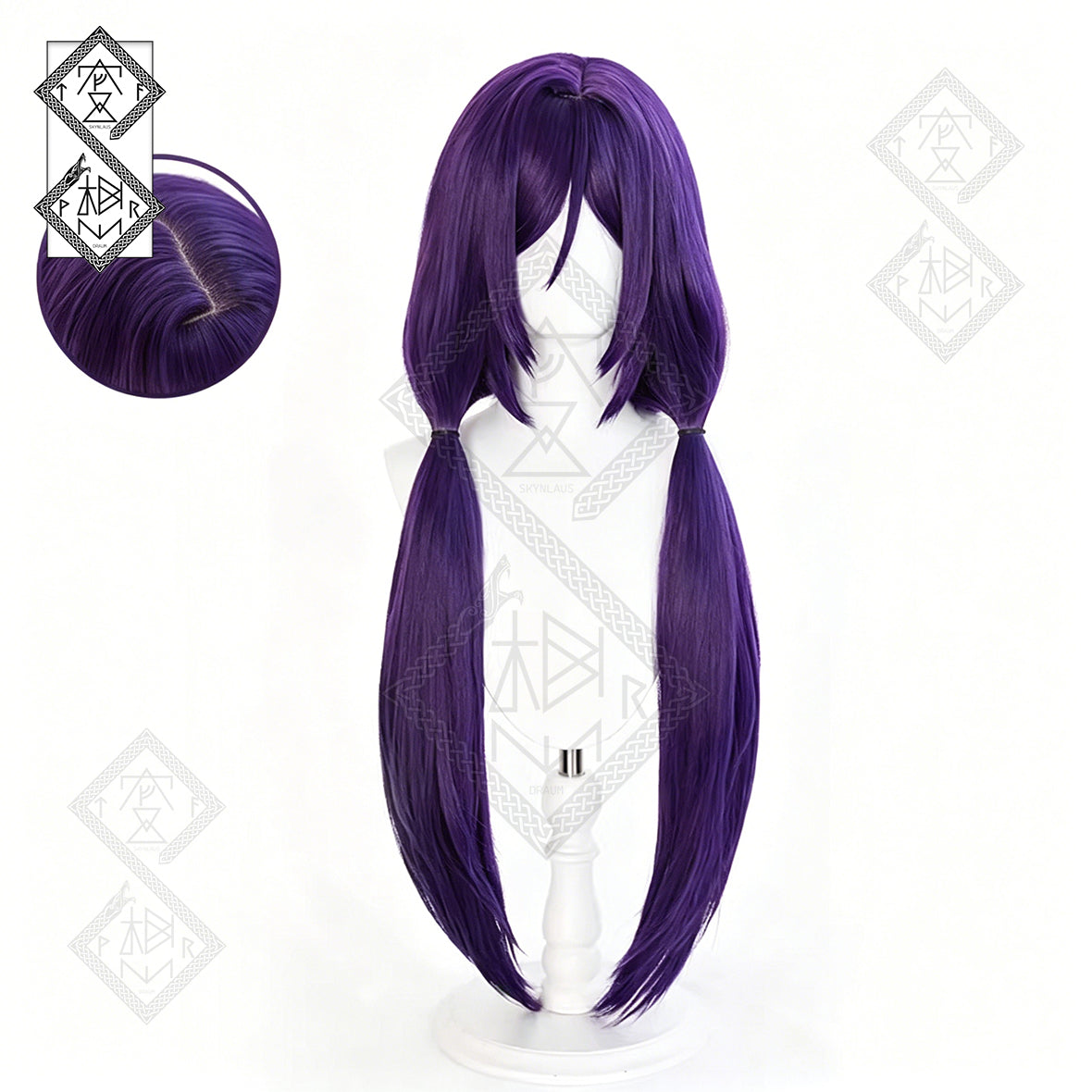 Love Live! Nozomi Tojo Cosplay Wig Heat Resistant Synthetic Anime Wig Long Purple Hair Pre-Styled Realistic Costume Wig