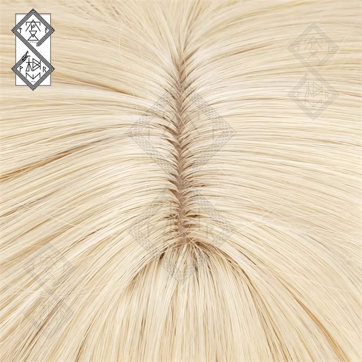 Identity V Cheerleader My Melody Cosplay Wig – Sanrio Collaboration Light Blonde Long Curly Anime Wig