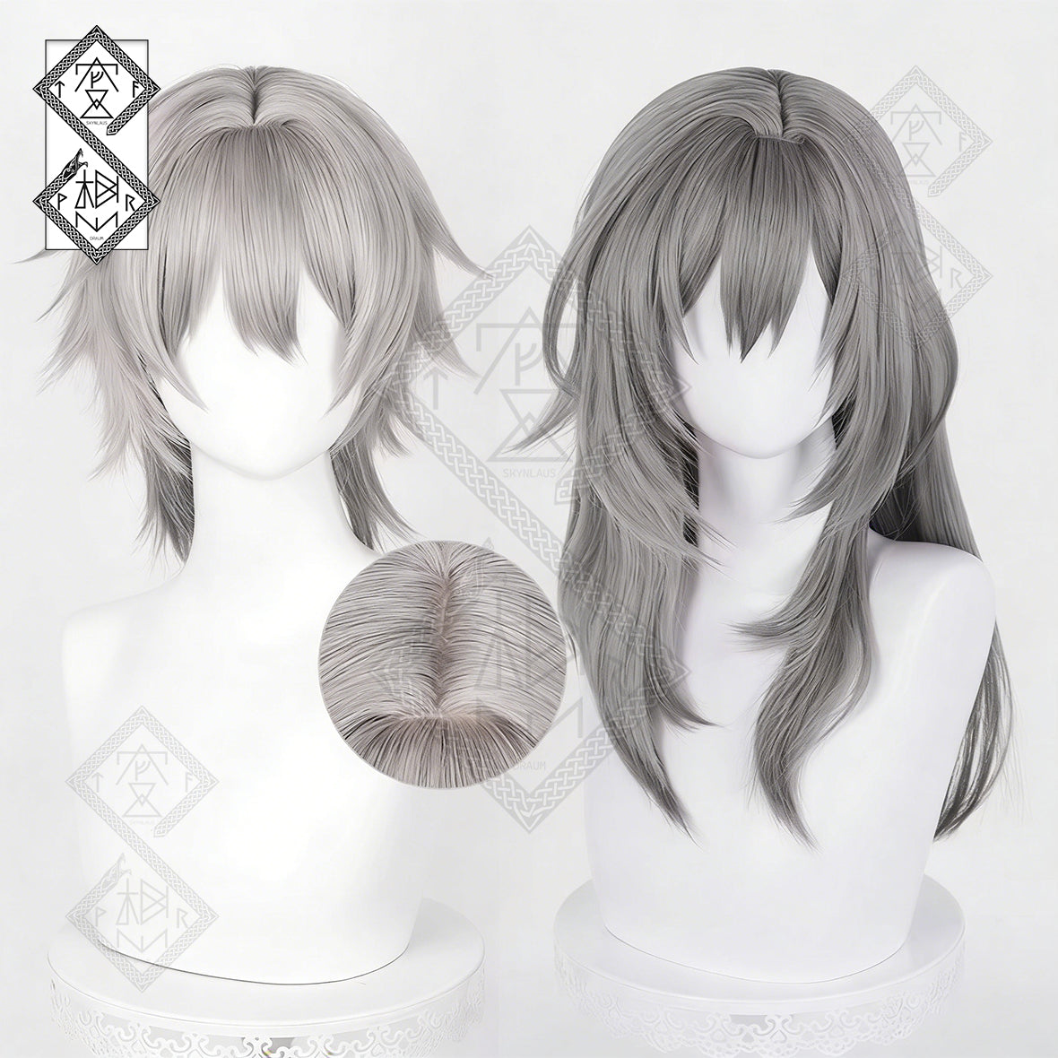 Honkai: Star Rail Trailblazer Cosplay Wig – Blended Gradient, Realistic Scalp, Heat Resistant(Ver.1)
