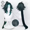 Xiao Cosplay Wig – Genshin Impact Long Anime Wig Heat Resistant Styled Hair (Special Color Available)Ver.4 Teased Top with Ponytail